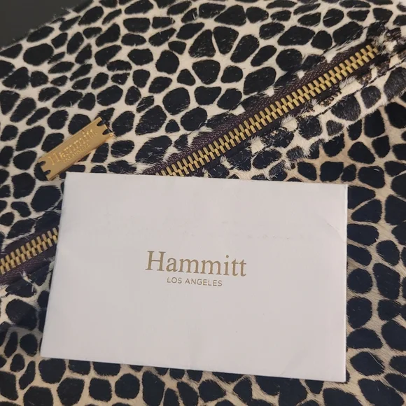 Hammitt Fold-Over VIP Medium Crossbody Dapple Calf Hair - Picture 13 of 16